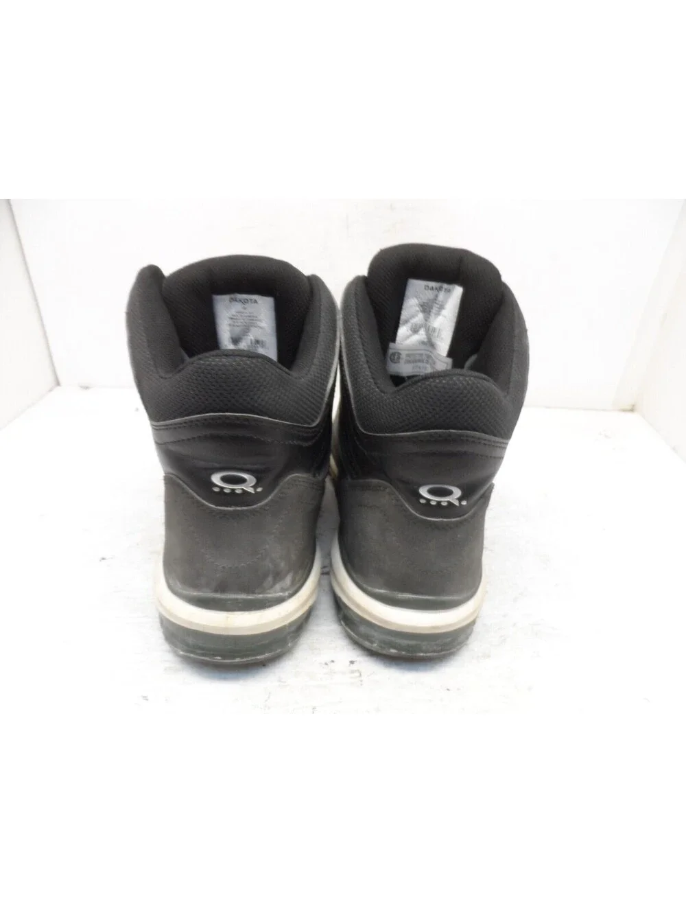 Dakota Men's 3617 Mid-Cut Quad Lite Steel Toe Steel Plate Shoes Black Size 10M